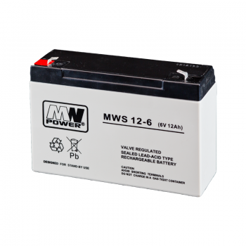 MW Power MWS 12-6 (6V 12Ah)