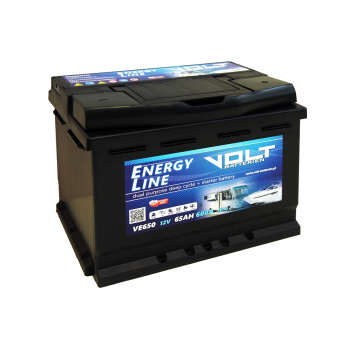 Akumulator VOLT Energy Dual 12V 65Ah 600A VE650