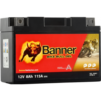 Banner Bike Bull GEL 12V 8Ah GT9B-4 ( YT9B-BS )