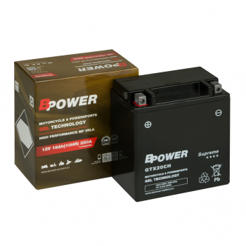 BPower Supreme GEL GTX20CH﻿ 12V 18Ah