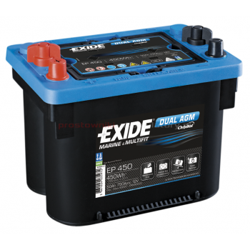 Exide Dual AGM EP450 12V 50Ah 450A