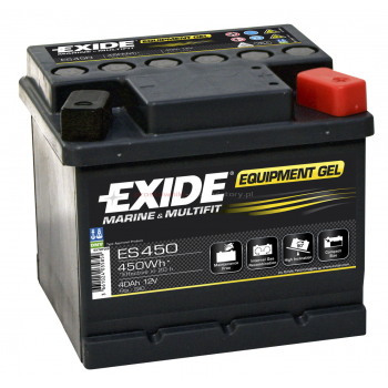 Exide Equipment GEL ES450 12V 40Ah 280A