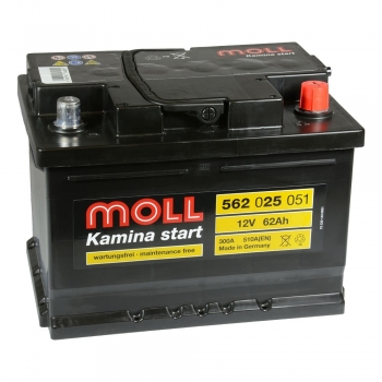 Akumulator MOLL Kamina Start 12V 62Ah 510A