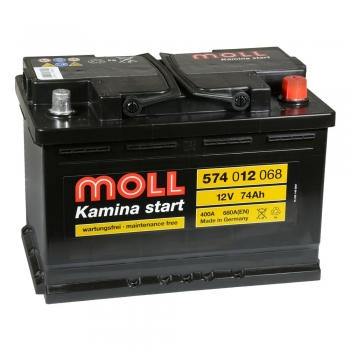 Akumulator MOLL Kamina Start 12V 74Ah 680A