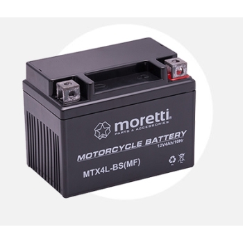 Moretti AGM MTX4L-BS(MF) 12V 4Ah 50A P+