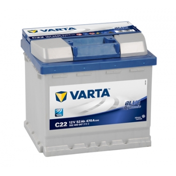 VARTA Blue Dynamic 12V 52Ah 470A C22