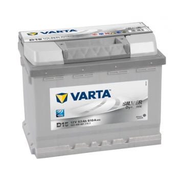 VARTA Silver Dynamic 12V 63Ah 610A D15