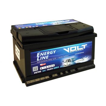 Akumulator VOLT Energy Dual 12V 70Ah 680A VE700