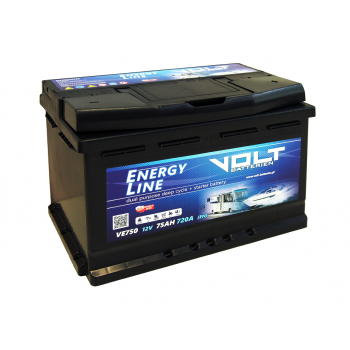 Akumulator VOLT Energy Dual 12V 75Ah 720A VE750