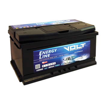 Akumulator VOLT Energy Dual 12V 80Ah 740A VE800