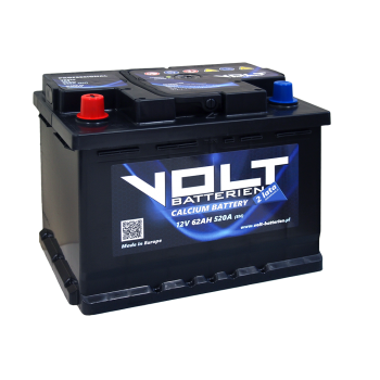 VOLT PROfessional 12V 62Ah 520A L+