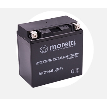 Moretti AGM MTX14-BS(MF) 12V 12Ah 200A P+