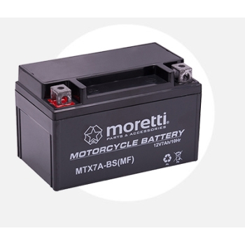 Moretti AGM MTX7A-BS-MF 12V 7Ah 90A L+