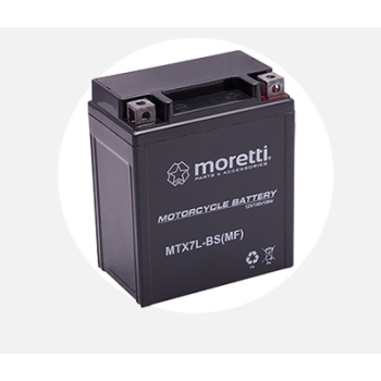 Moretti AGM MTX7L-BS(MF) 12V 6Ah 105A P+